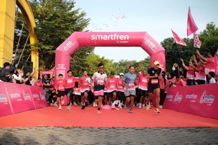 SMARTFREN Fun Run 2025 di Klaten belum lama ini. (Foto : Dok XLSMART)