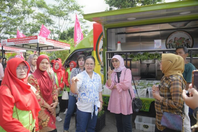 Gudang Logistik KKMP di Kelurahan Sampangan belum lama ini. (Foto : Dok Pemkot Semarang)