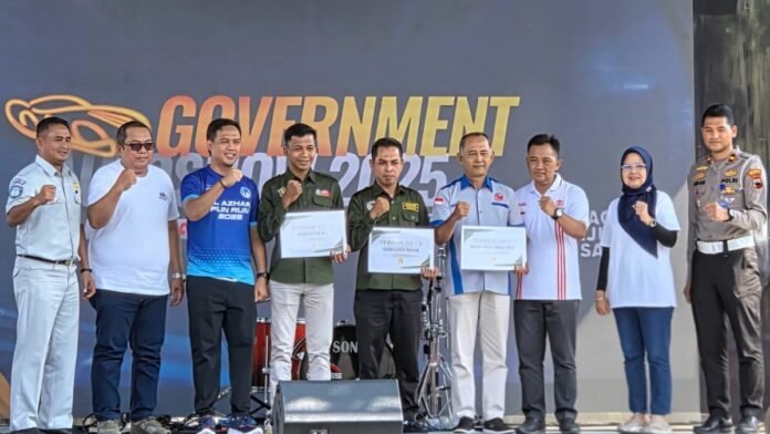 Pemerintah Kabupaten Cilacap bekerja sama dengan UPPD Samsat Cilacap berlangsung meriah di Alun-Alun Cilacap, pada Sabtu (1/11/2025) hingga Minggu (2/11/2025). (Foto : Dok Bank Jateng)