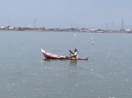 Kawasan perairan di Desa Bedono, Kecamatan Sayung. (Foto : Sam)