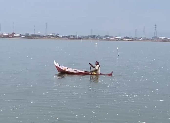 Kawasan perairan di Desa Bedono, Kecamatan Sayung. (Foto : Sam)
