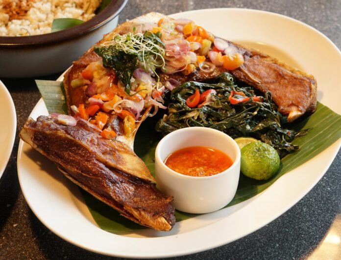 Rahang tuna di Metro Park View Hotel Kota Lama Semarang. (Foto : Dok Metro Park View)