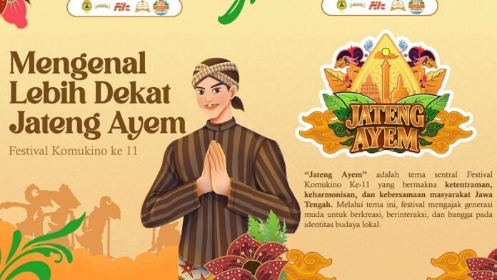 Festival Komukino 2025 mengusung tema “Jateng Ayem”