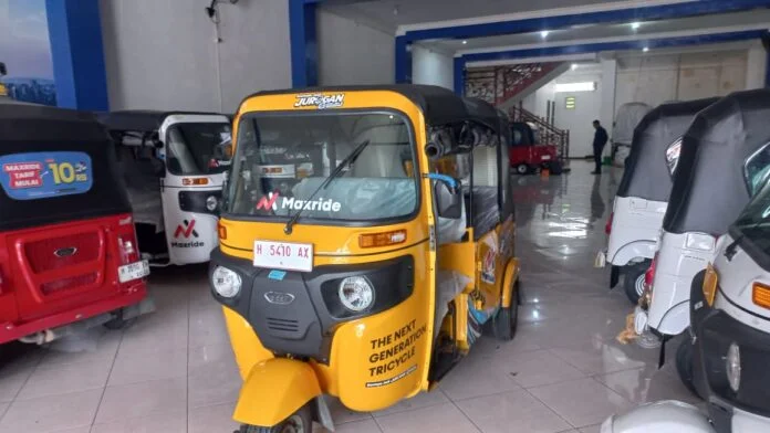 Berbagai kendaraan Bajaj dari Maxride. (Foto : Dok Maxride)