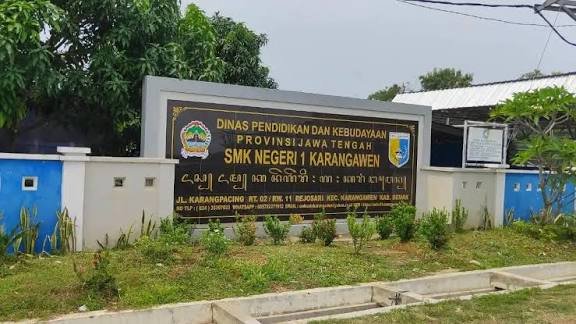 SMK Karangawen SMKN 1 Karangawen, Kabupaten Demak. (Foto : Sam)