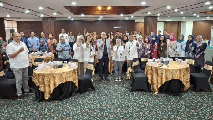Bank Jateng menggelar Capacity Building bersama Tata Usaha (TU) dan Protokol Provinsi Jawa Tengah serta Lintas Instansi Tahun 2025 yang berlangsung di Hall Bimasena Lantai 7 Bank Jateng Kantor Pusat pada Selasa, (9/12/2025). (Foto : Dok Bank Jateng)