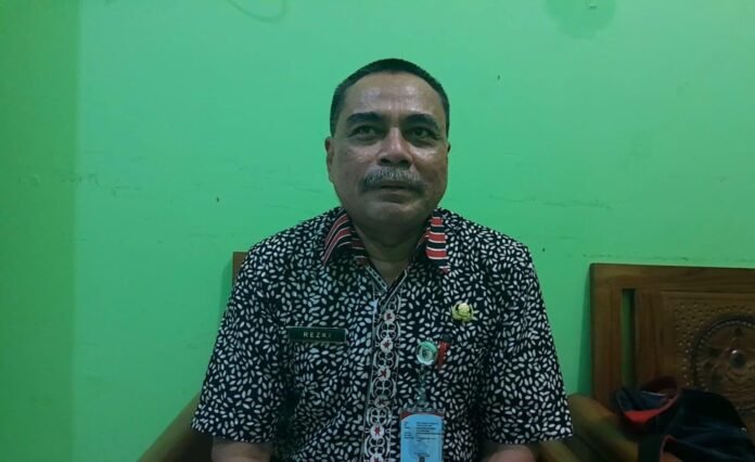 Kepala Bidang Pencegahan dan Kesiapsiagaan BPBD Demak, Rezki Sulistyono Soedibyo saat dikonfirmasi. (Foto:Sam)