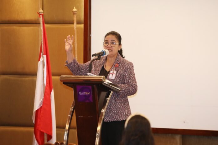 Wali Kota Semarang, Agustina Wilujeng saat memberikan paparan belum lama ini. (Foto : Dok Pemkot Semarang)