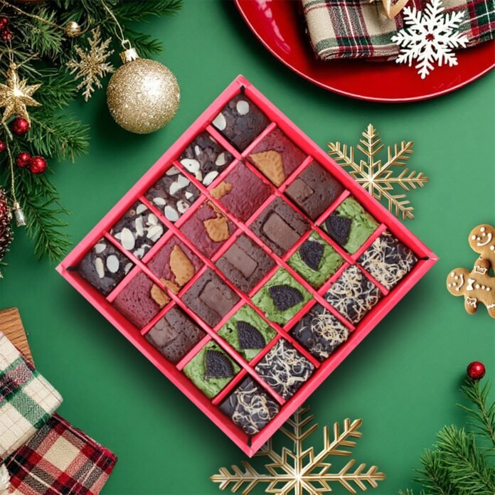 Hampers Christmas Brownies Fudgy Box ASTON Inn Pandanaran Semarang. (ASTON Inn Pandanaran)