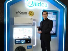 Presentasi keunggulan produk AC Celest Inverter. (Foto : Dok JN)