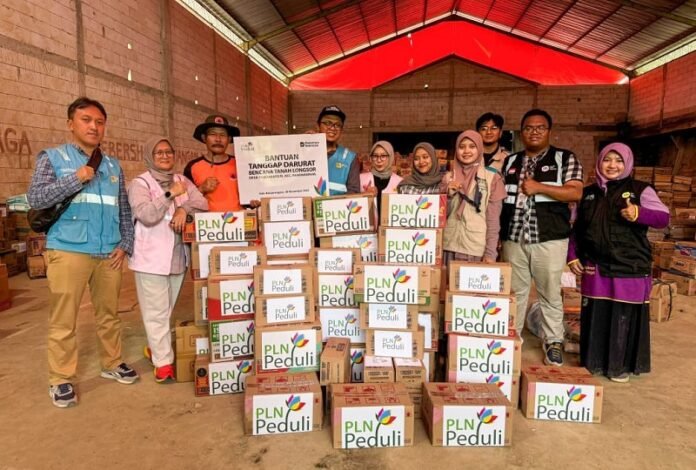 PLN Peduli longsor banjarnegara