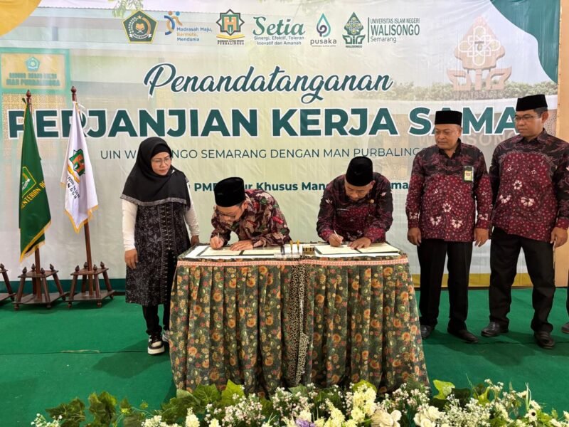 UIN Walisongo UIN Walisongo Semarang menjalin kerja sama dengan MAN Purbalingga terkait penerimaan mahasiswa baru melalui Jalur Khusus Mandiri Kerja Sama.