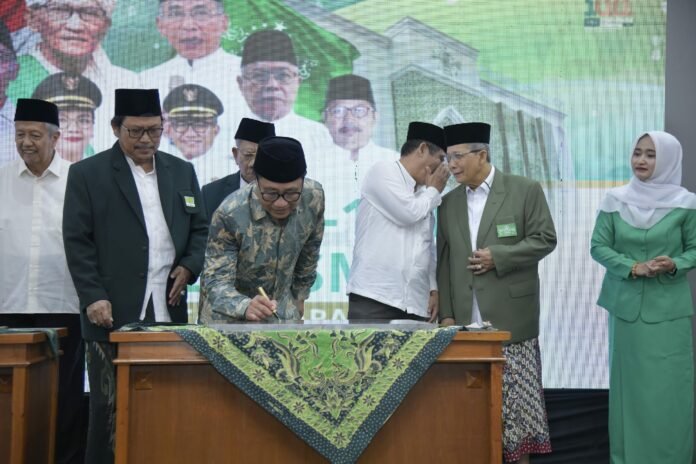 Pemerintah Kota atau Pemkot Semarang meresmikan Gedung Pengurus Cabang Nahdlatul Ulama (PCNU) Kota Semarang pada Sabtu (24/1).