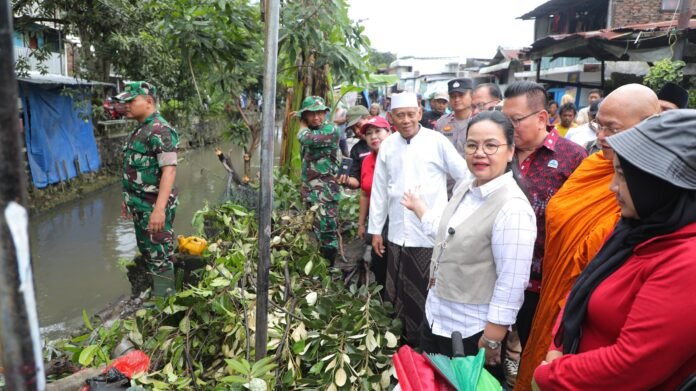 Wali Kota Semarang, Agustina Wilujeng saat melakukan tinjauan belum lama ini. (Foto : Dok Pemkot Semarang)