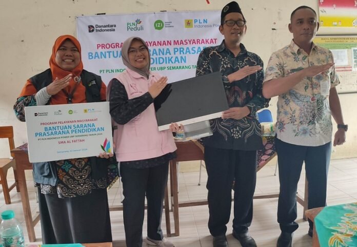 PLN IP Semarang penyaluran sarana Pendidikan