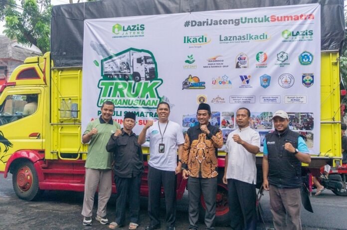 Truk Kemanusiaan Lazis Jateng