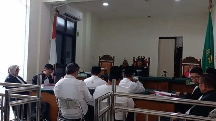Sidang kasus korupsi Masjid Agung Madaniyah di Pengadilan Tipikor Semarang