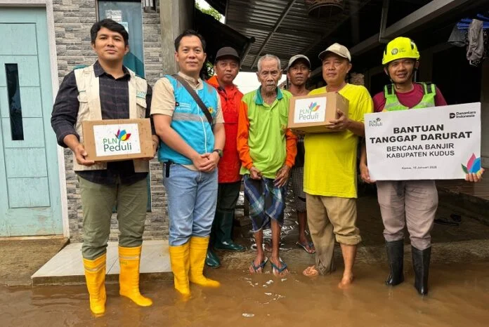 bantuan PLN banjir Kudus