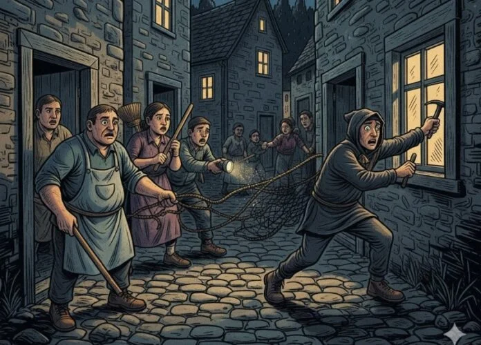 Foto penangkapan pencuri