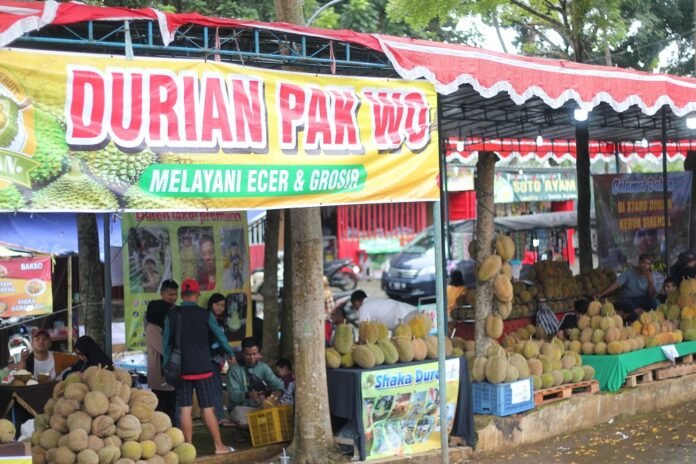 Festival Durian Gunungpati diramaikan para pedagang durian