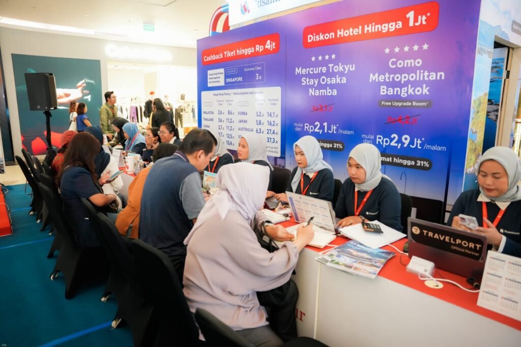 Mandiri Nusantaratour Pesta Wisata 2026, yang digelar pada 6–8 Februari 2026 di East Atrium DP Mall Semarang. (Foto : Dok Bank Mandiri)