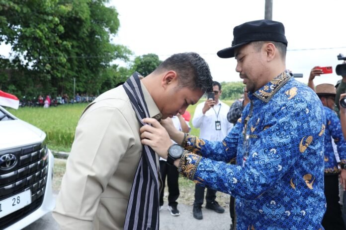 Kenangan Ketua DPD Partai Gerindra Provinsi Jawa Tengah, Sudaryono bersama Wakil Bupati Klaten, Benny Indra Ardhianto. (Foto:ist)