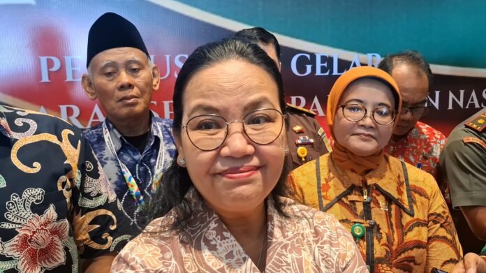 Wali Kota Semarang Agustina Wilujeng saat memberikan paparan. (Foto : Dok Pemkot Semarang)