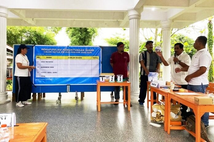 Pemilihan RW 17 Kelurahan Srondol Wetan, Banyumanik