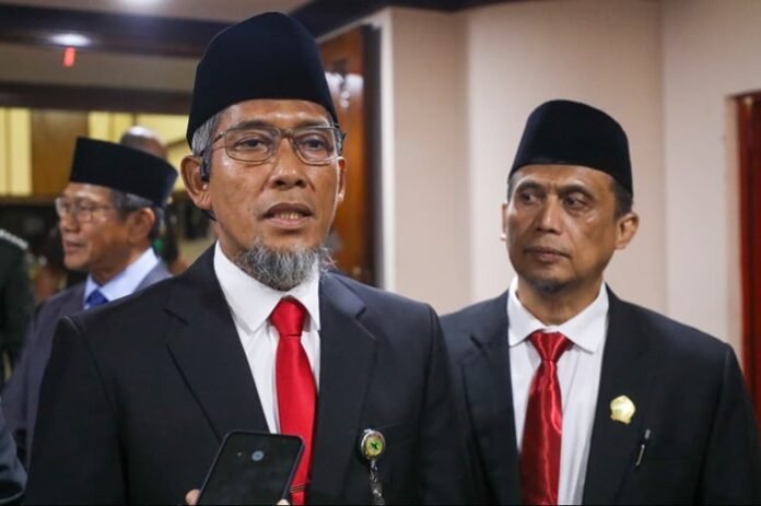 Sekda Jateng Sumarno ketika di Gedung Berlian Semarang