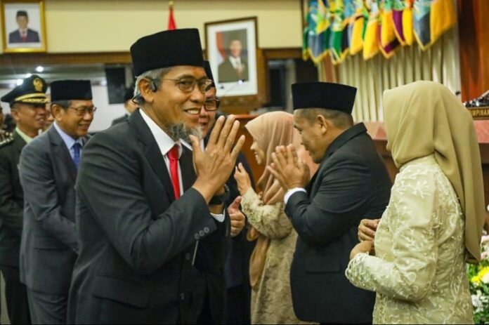 Sekda Jateng Sumarno ketika di Gedung Berlian Semarang