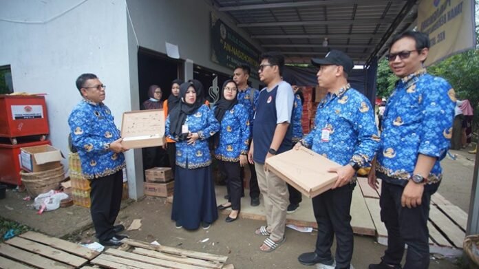 Korpri Tegal ketika membantu unit starlink di posko