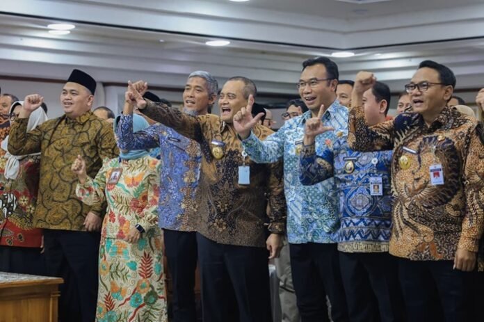 Gubernur Jateng Ahmad Luthfi dalam acara Anugerah Collaborative Award 2026 di Gedung Gradhika Bhakti Praja, Semarang