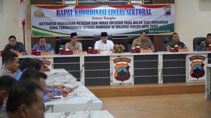 Polres Tegal Kota ketika rakor