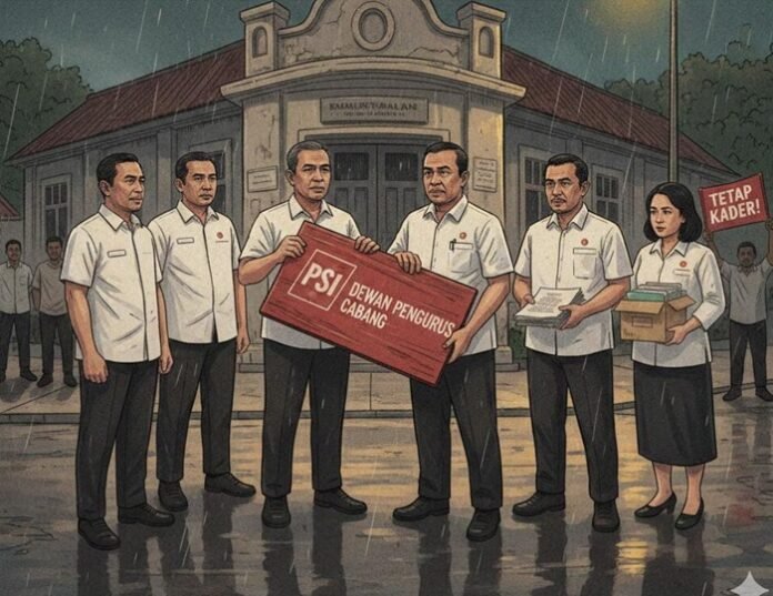 Ilustrasi gonjang-ganjing PSI Kota Semarang.