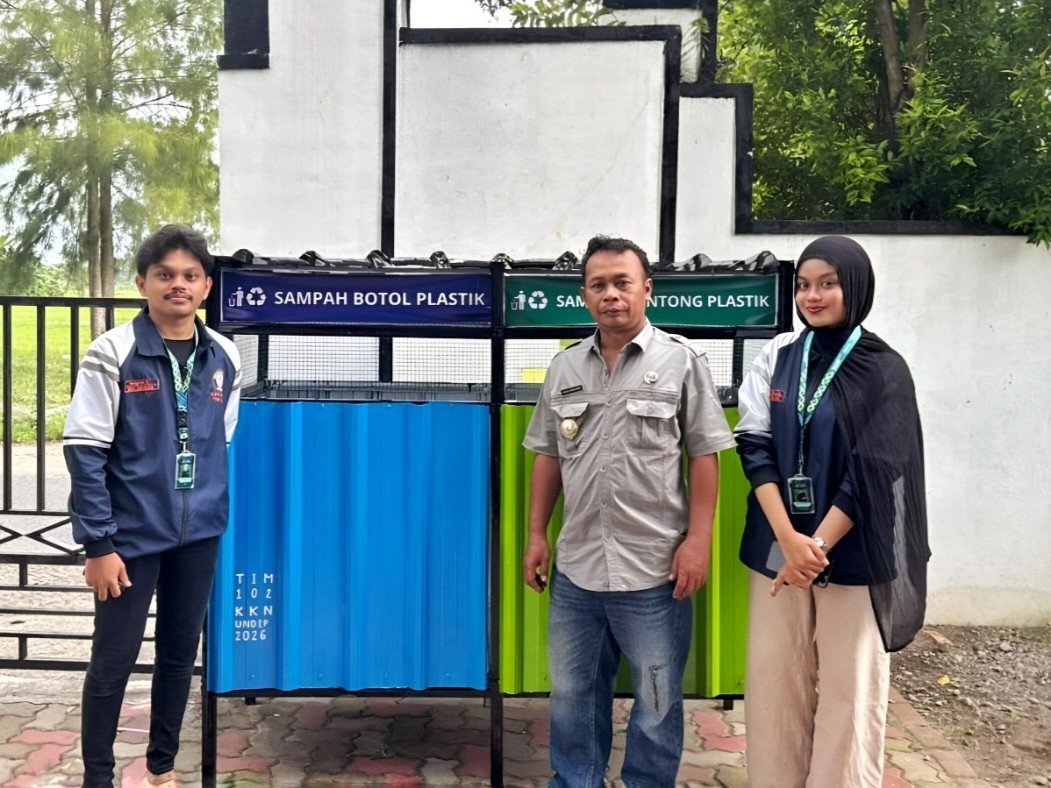 fasilitas pemilihan sampah KKN UNDIP fasilitas pemilihan sampah