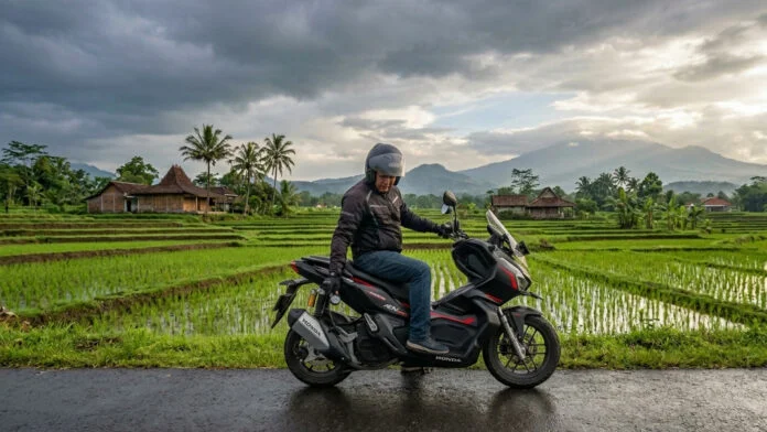 Ban sepeda motor. (Foto : Dok Honda)