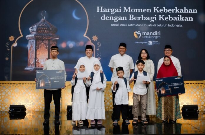 Bank Mandiri menggelar kegiatan Buka Puasa Bersama dan Santunan Anak Yatim di Menara Mandiri Surakarta. (Foto : Dok Bank Mandiri)