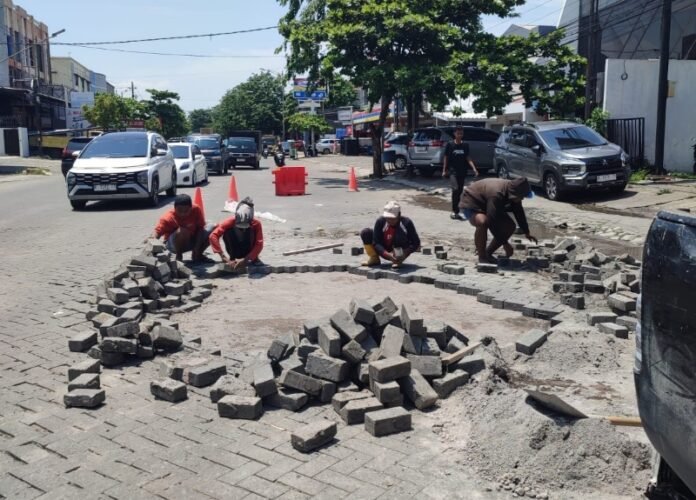 Jalan Citarum diperbaiki