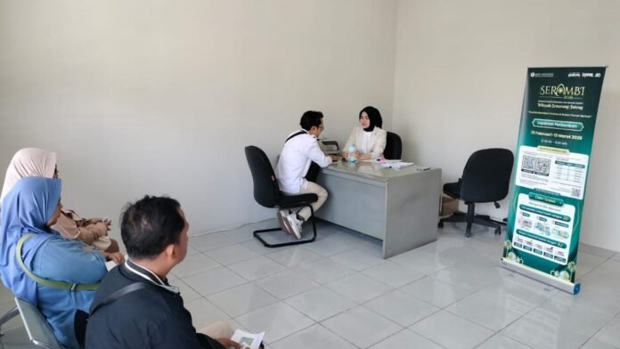 BRI Blora layani penukaran uang baru untuk kebutuhan lebaran 2026. (Foto : Dok BRI)