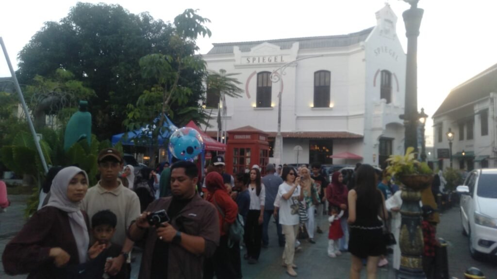 Kawasan Kota Lama Semarang mengukuhkan posisinya sebagai magnet utama pariwisata di Jawa Tengah selama masa libur Idul Fitri. (Foto : Dok Pemkot Semarang)