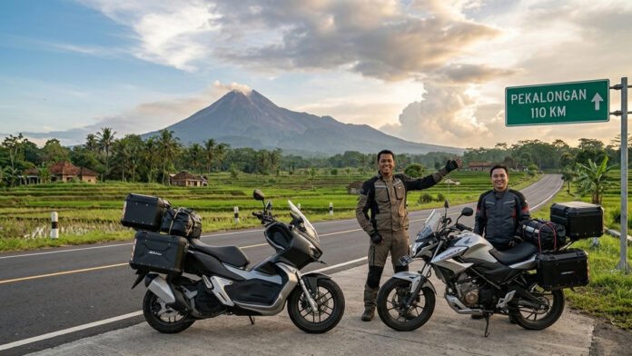 Tips berkendara sepeda motor. (Foto : Dok Honda)