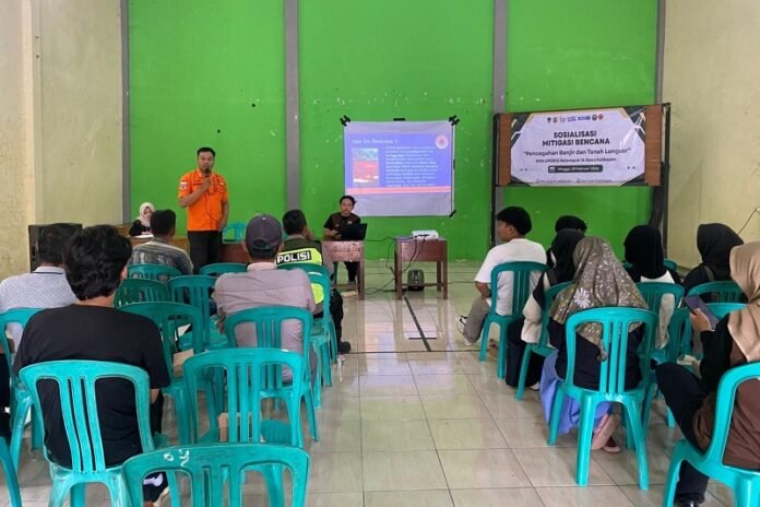Narasumber BPBD dalam carfa mitigasi yang digelar KKN UPGRIS