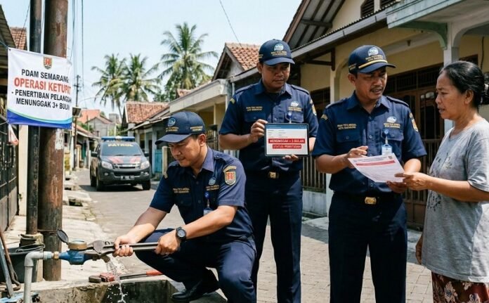 PDAM Semarang putus saluran air