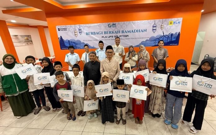 PLN Salatiga berbagi bersama anak yatim