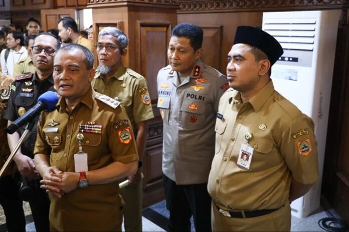 Gubernur Jateng Ahmad Luthfi, Wakil Gubernur Jateng Taj Yasin dan Sekda Jateng Sumarno