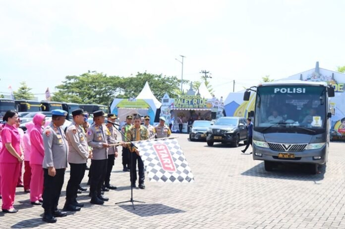Wakapolda Jateng ketika pelepasan