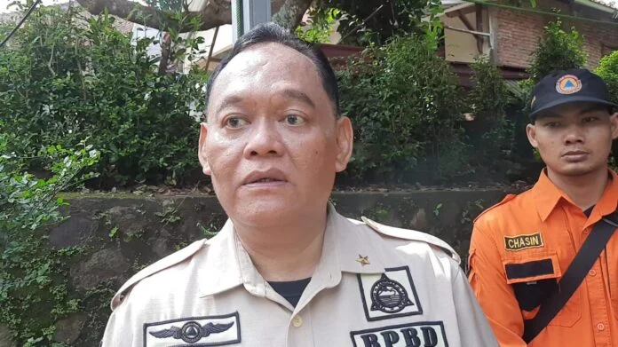 Kepala BPBD Kota Semarang, Endro Pudyo Martanto saat memberikan keterangan kepada wartawan. (Foto : Dok JN)