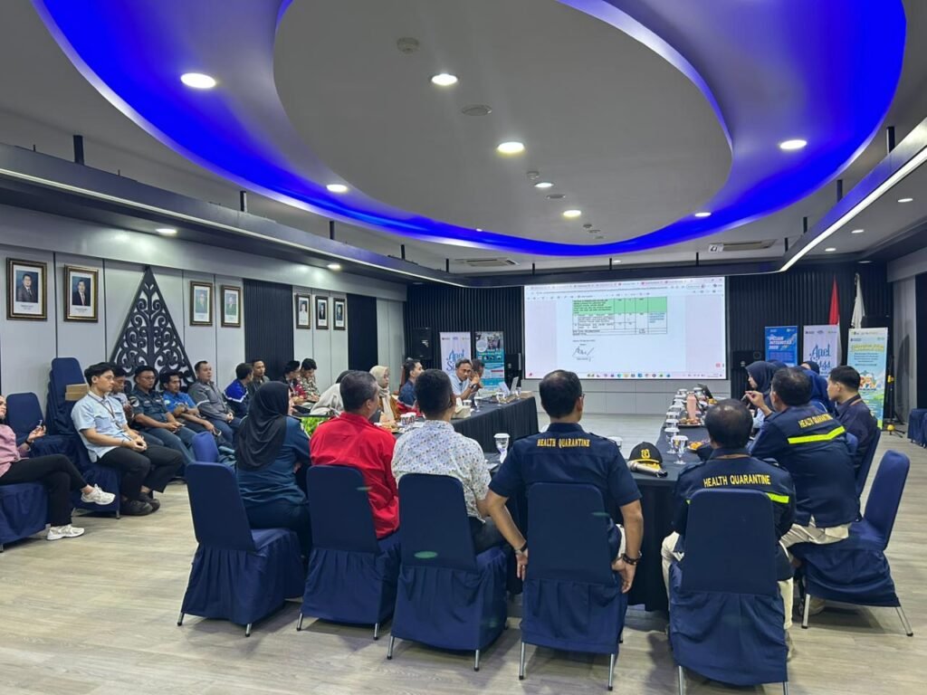 Suasana Self Assessment Penyelenggaraan Pelabuhan Sehat. (Foto : Dok PLN)
