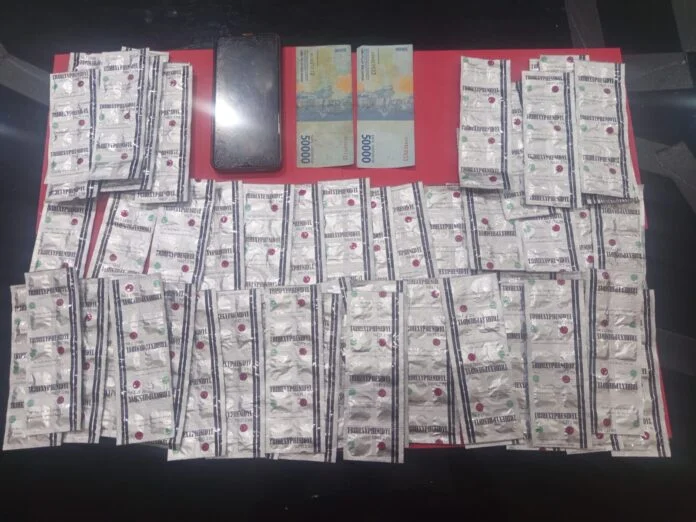 Barang bukti obat keras yang diamankan Sat Narkoba Polres Karanganyar. (Foto : Dok Humas Polres Karanganyar)