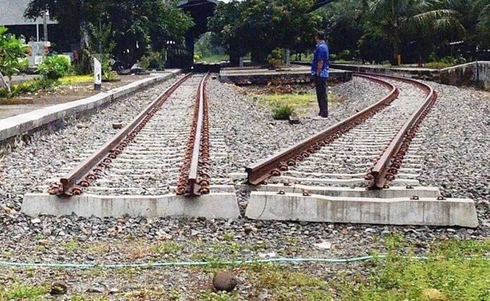 Potret jalur kereta api Kedungjati–Tuntang. (Foto:ist)